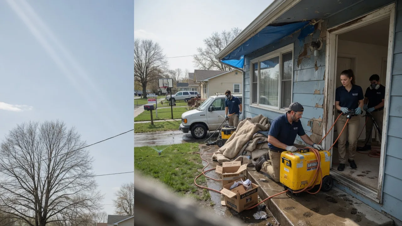 Basement Flood Cleanup in Fairview, KS near me